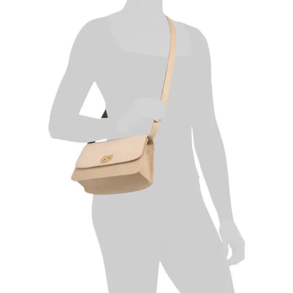 PATRICIA NASH Aqua Leather Torri Small Flap Crossbody